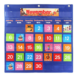 Calendario Tabla De Bolsillo Para Niños Pequeños Calendario Tabla De Bolsillo Para Niños Pequeños