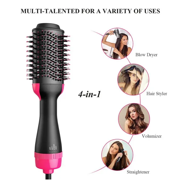Cepillo Secador De Cabello 1200w 3 Niveles Cod 3209