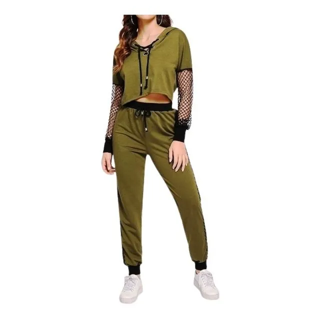 Conjunto Mono Deportivo Con Mangas De Malla
