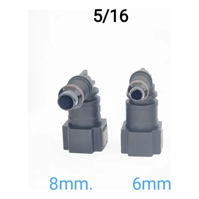 Conector Click De Gasolina Curvo 5/16 (7.89) Enganche Rapido