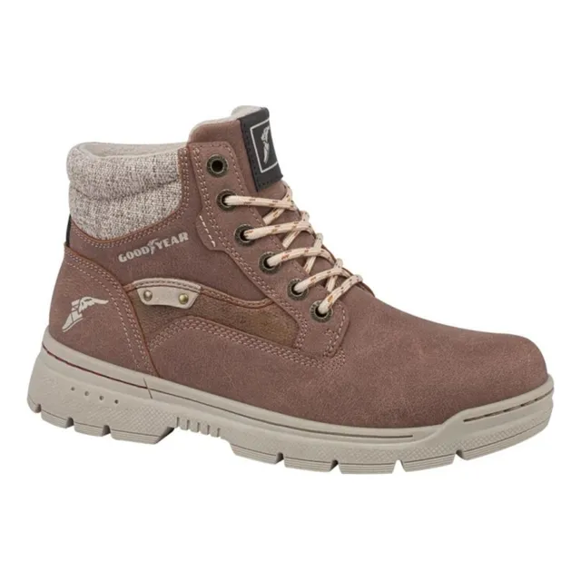 Bota De Dama Casual Goodyear 9319 Color Cafe/ Beige