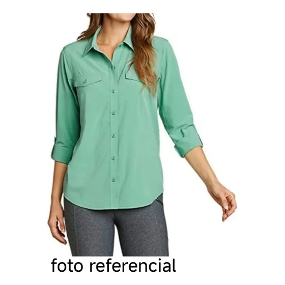 Camisa Manga Larga Para Damas. New York Company.