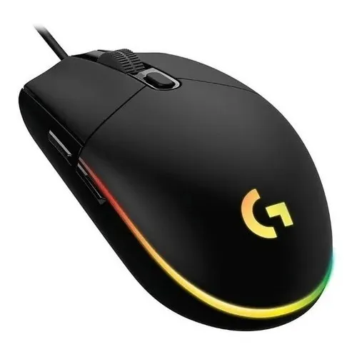Mouse Gamer Logitech G203 Lightsync Rgb 8000 Dpi Negro.
