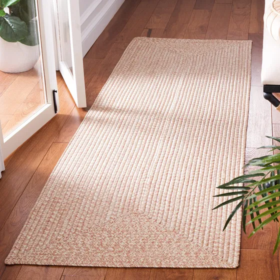 Trenzada 2 Pie 3  X 8 Natural Hecha Mano Para Casa Campo