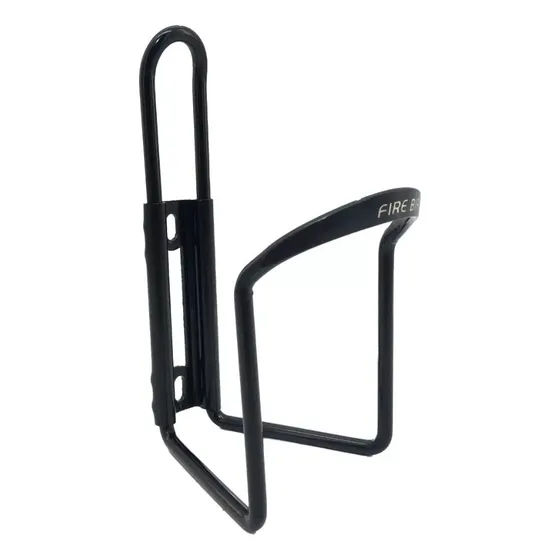 Porta Caramañola Firebird De Aluminio Para Bicicleta Color Negro