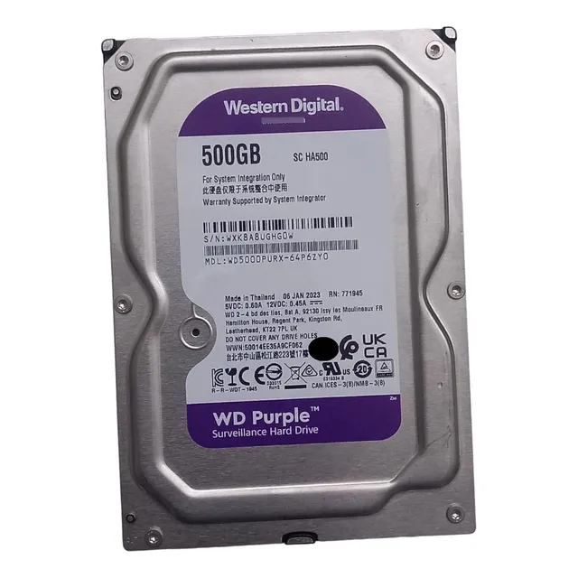 interno Western Digital WD Purple WD5000PURX Purple 500GB violeta oscuro