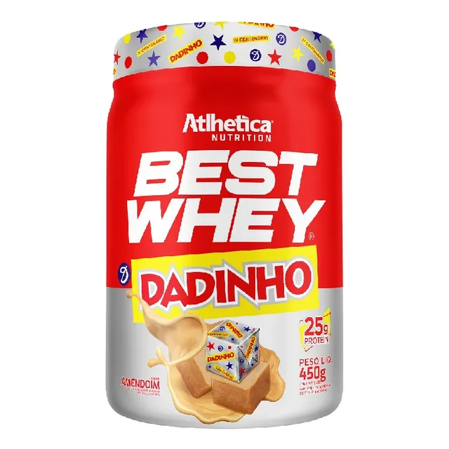 Best Whey Gourmet 450g Atlhetica Nutrition Whey 3w Sabor Dadinho