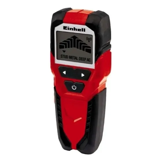 Detector Digital Meteriales Einhell Metales Maderas Caños Color Rojo