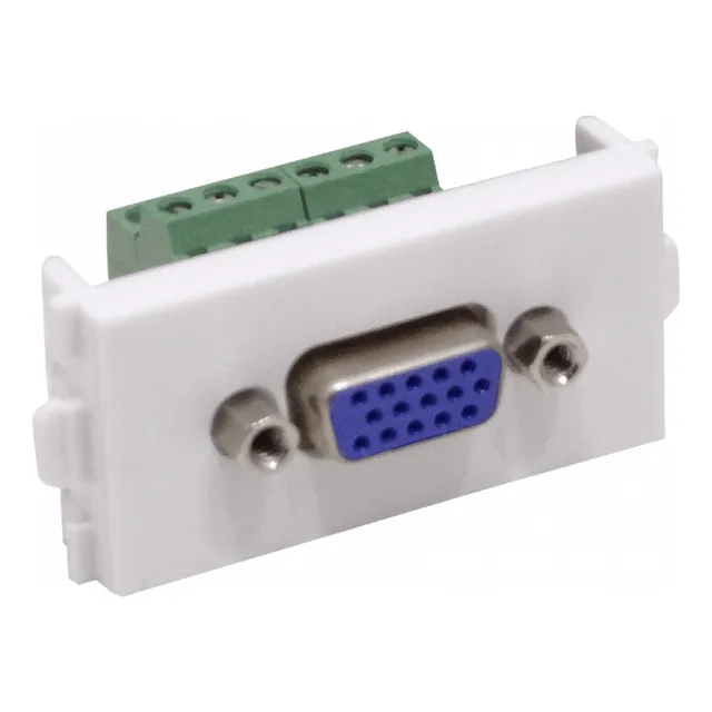 Modulo Vga Db15-hembra-regleta-10p De-15/hh Hd15-3-filas P/f