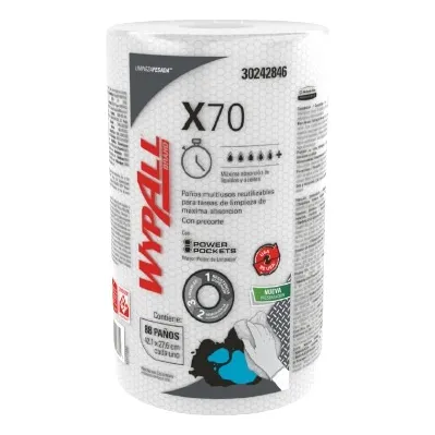 Paños De Limpieza Industrial Wypall Brand X70 Rollo