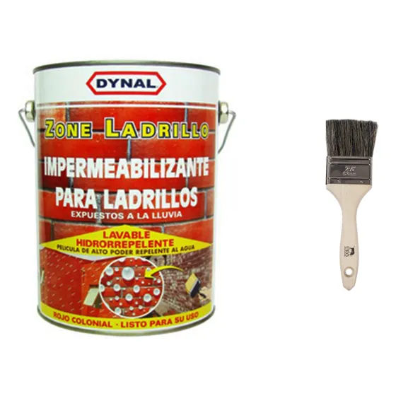 Brocha 2 1/2 +impermeabilizante 1 Galón Dynal