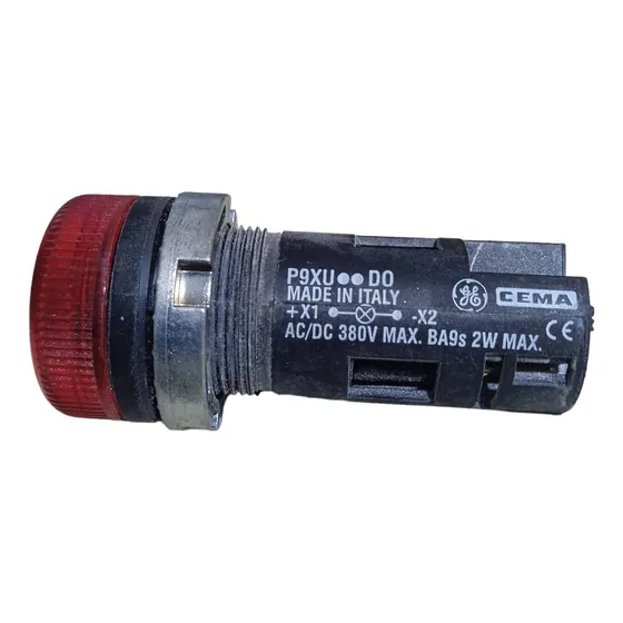 Luz  Piloto Led Rojo 110v 22mm General Electric