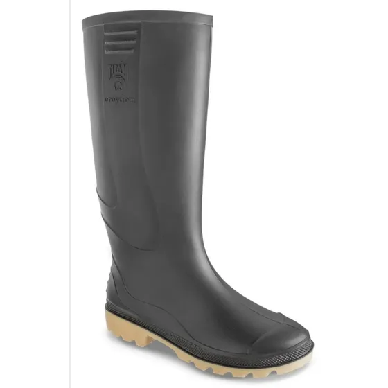Bota Negra Titan Croydon Sin Puntera Pantanera Impermeable