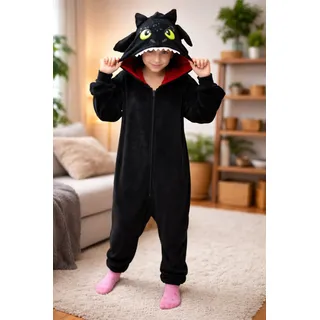 Pijama Banguela Furia Da Noite Fury Dragão Kigurumi Banguela Furia Da Noite M (adulto)