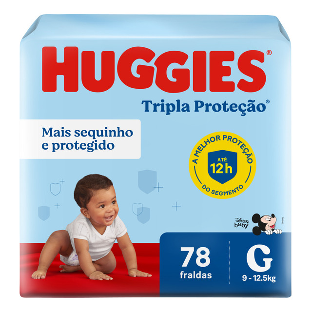 Huggies Tripla Proteção Fralda G 78 Unidades Huggies Tripla Proteção Fralda G 78 Unidades