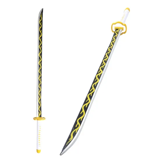Espada Tanjiro Tamanho Real Para Cosplay Anime Demon Slayer Cor Espada Zenitsu