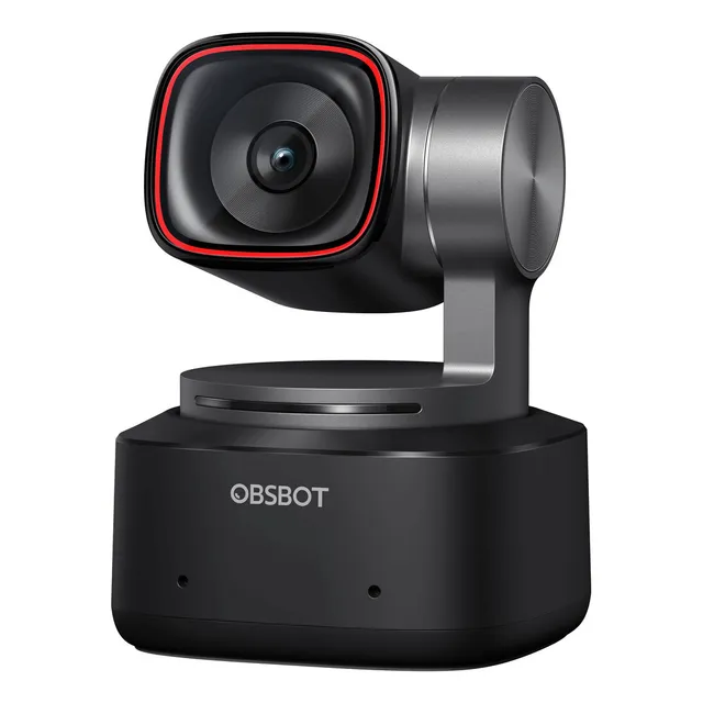 Câmera Ptz Webcam Obsbot Tiny 2 4k Ai Usb 3.0 Com Foco 4x 