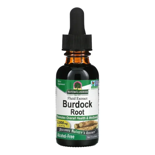Nature's Answer Burdock Root Extracto Raíz De Bardana 30ml