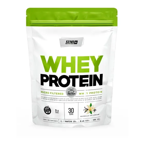Whey Protein 2 Lb Star Nutrition Isolate Hydrolyed 0% Gluten