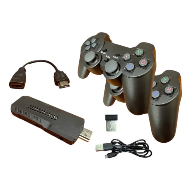 Set De Consola Retro X2  Completo Y Funcional