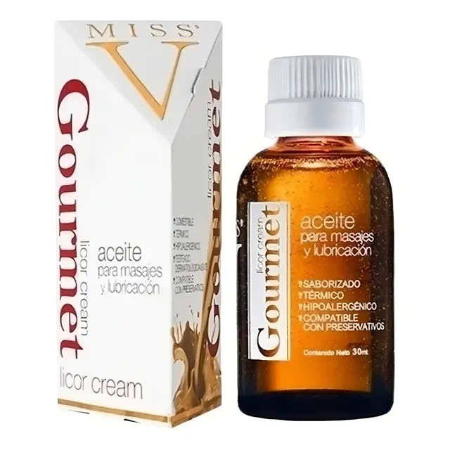 Aceite Intimo Para Lubricar Y Masajes Miss V Licor Cream