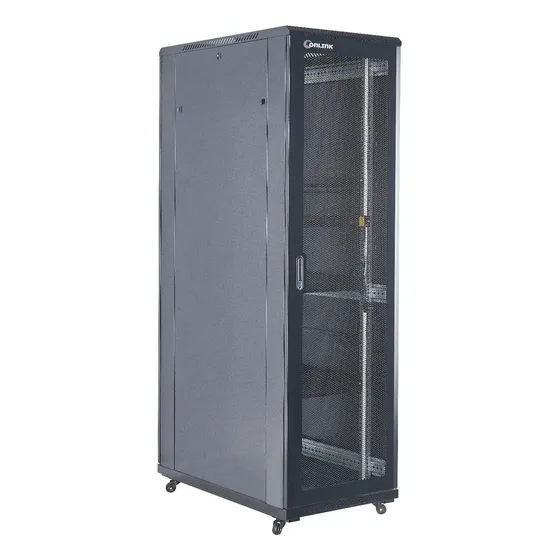 Gabinete Rack Piso Onlink Cerrado Puerta Mallada Fs6842 42u