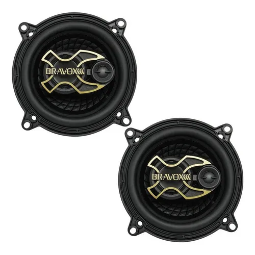Auto Falante Triaxial Bravox 5 Polegadas B3x50g 200w Par