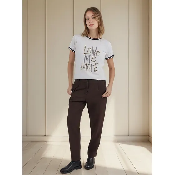Pantalon Leslie Creppe Sastrero Chupin Art 10006 Arizona