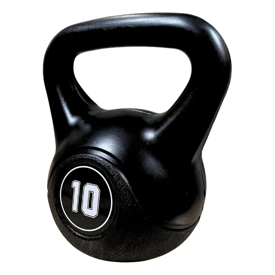Pesa Rusa Kettlebell 10kg Entrenamiento / Crossfit / Fitness Color Negro