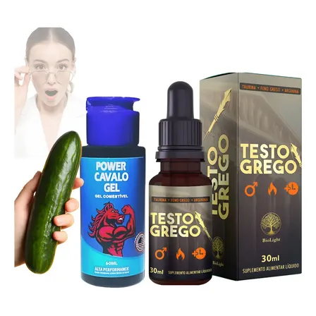 Kit Biolight Estimulador Sexual Gel Masculino Sabor Cítrico Vegano 30ml