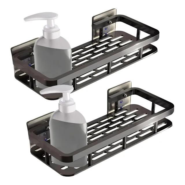 Estanteria Baño Sin Taladro Metal Para Ducha Cocina Baño 2pc