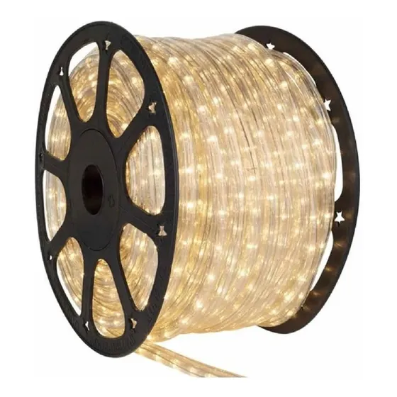 Manguera Led 3 Vias Luces Navideñas 20mt Blanco Cálido