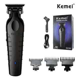MĂĄquina Cabelo Corte Acabamento Kemei Km-2299 110v/220v Cor Preto MĂĄquina Cabelo Corte Acabamento Kemei Km-2299 110v/220v Cor Preto