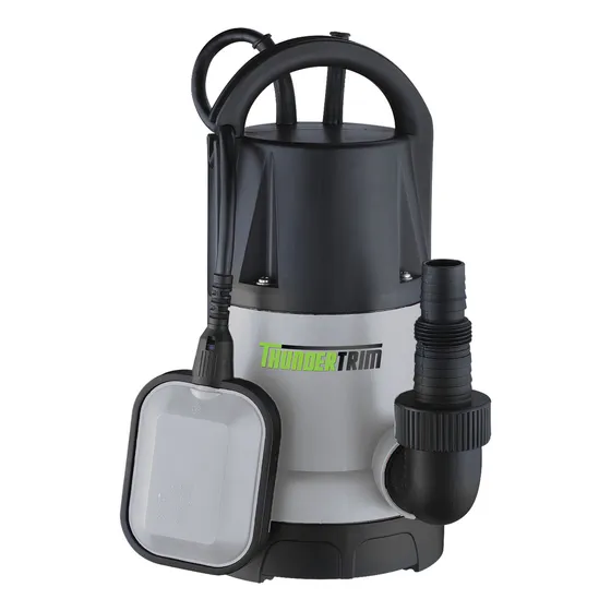 Bomba Sumergible 550w 3/4 Hp Thunder Caudal 8000 Lts/h Color Gris