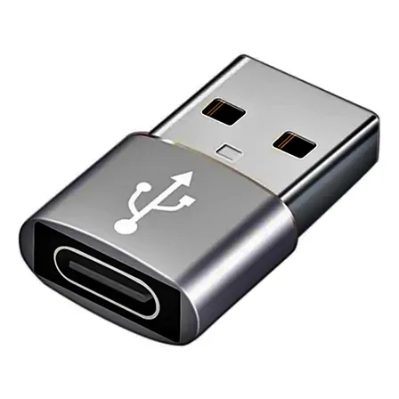 Adaptador Usb Tipo C Hembra A Usb Macho Carga Rapida Datos Otg