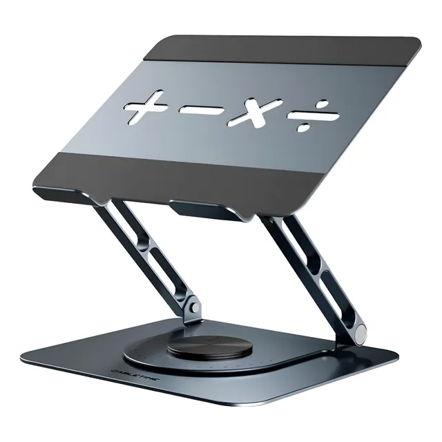 Soporte Laptop Aluminio Premium Cabletime Giro 360 Grados
