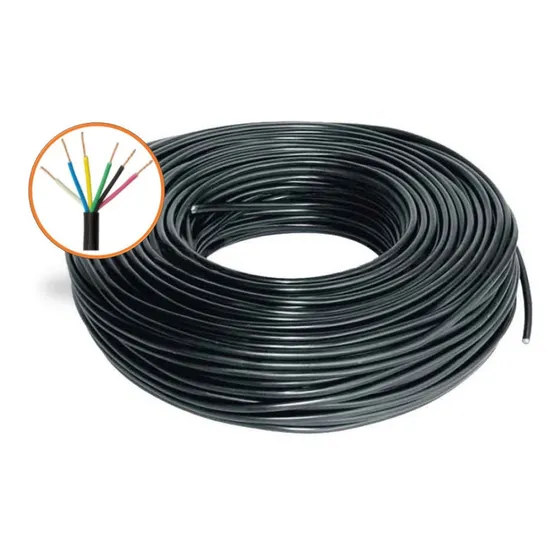 Cabo Pp 6 Vias 1mm Instalação Eletrica Carretinha 10 Metros