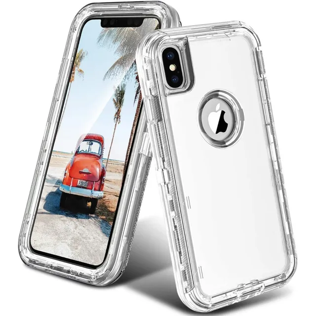Forro iPhone X/xs Xs Max Antigolpes 360 Transparentes 