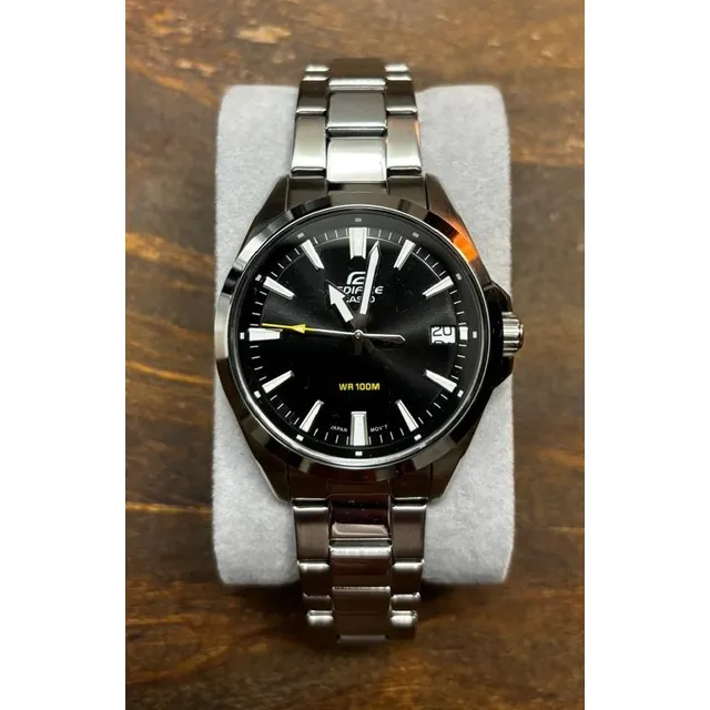 Casio Edifice Efv 100 Plateado Plateado Negro