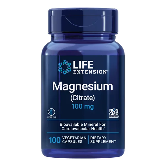 Suplemento De Magnesio Life Extension Magnesio 100 Mg 100 Cá