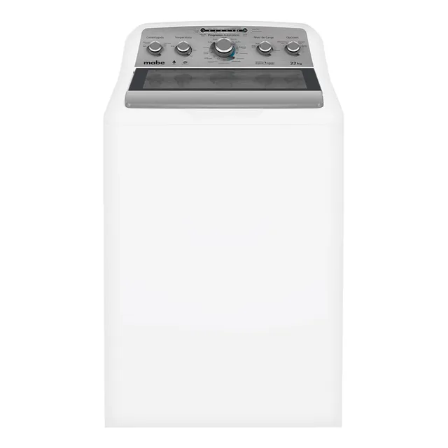 Lavadora Automática Aquasaver 22kg Blanca Mabe Lmh72205wbab1 Color Blanco