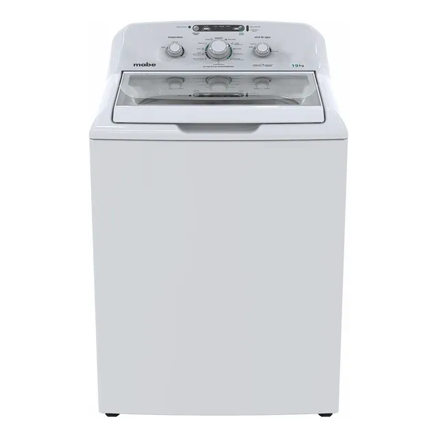 Mabe Lma79113v lavadora automatica con agitador 19k blanca bab0 color blanco