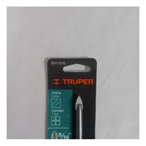 Broca Vidrio D 5/16 Truper 39542 