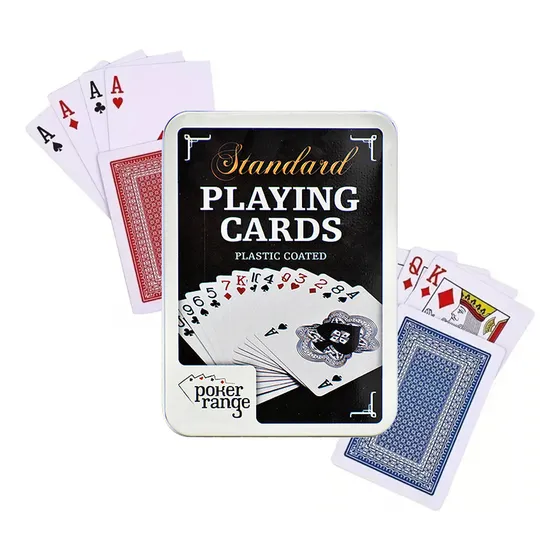 Naipes En Lata Juego De Cartas