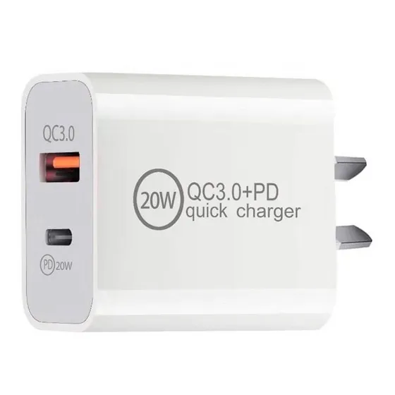 Enchufe Cargador Carga Rapida 20w Dual Usb Pd
