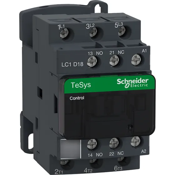 Contactor De Fza. 18a/32a 3p Bob. 220vac 1na+1nc Lc1d18m7
