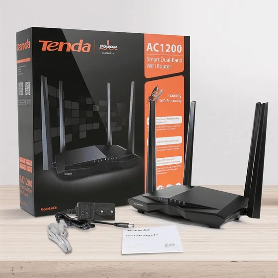 Router Wifi 6 Tenda Ac6 Ac1200