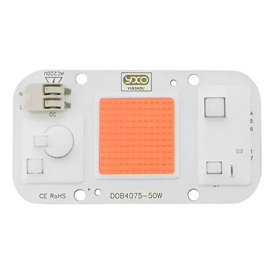 Led Cob 50w Indoor Full Spectrum Yxo 220v Bornera  Oferta!