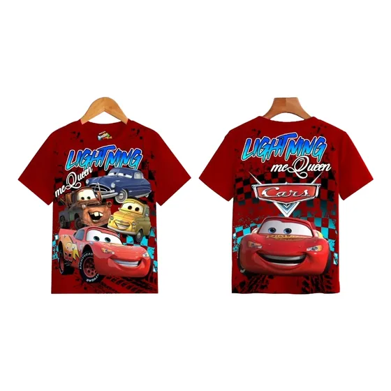 Camisa Franela Para Niño Estampada Manga Corta