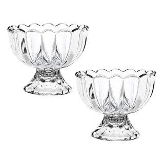 Juego De Cuencos De Vidrio Para Postre Y Helado De 5.6 Oz Juego De Cuencos De Vidrio Para Postre Y Helado De 5.6 Oz